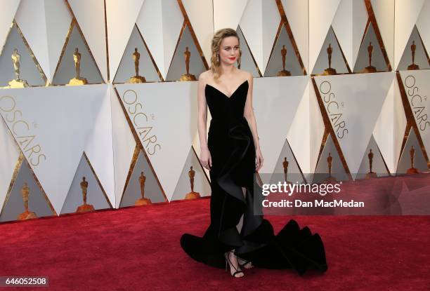 Actress Brie Larson arrives at the 89th Annual Academy Awards at Hollywood & Highland Center on February 26, 2017 in Hollywood, California.