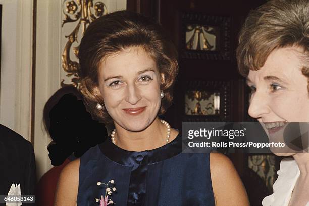 Princess Alexandra of Kent, the Honourable Lady Ogilvy pictured at a function in London in 1969.