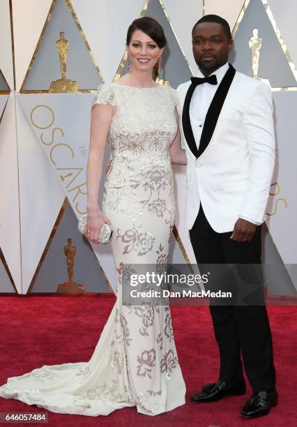 Actors Jessica Oyelowo and David Oyelowo arrive at the 89th Annual Academy Awards at Hollywood & Highland Center on February 26, 2017 in Hollywood,...