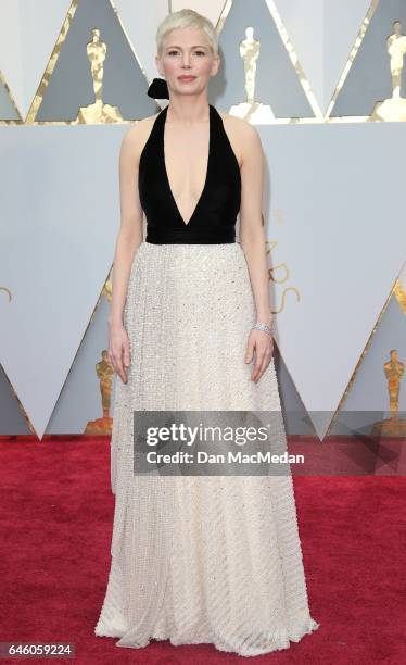 Actress Michelle Williams arrives at the 89th Annual Academy Awards at Hollywood & Highland Center on February 26, 2017 in Hollywood, California.