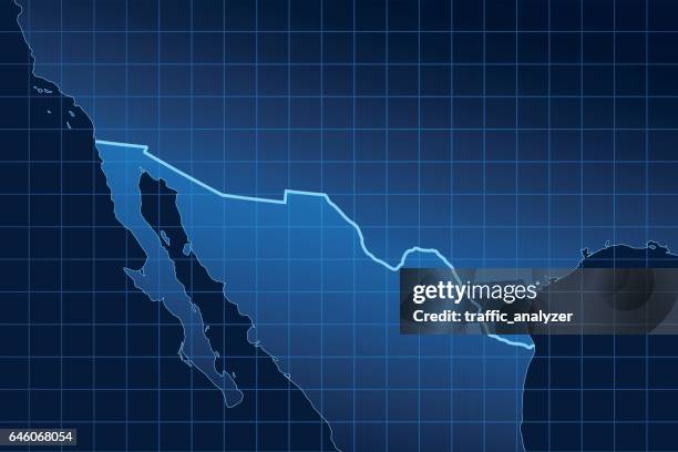 wall between usa and mexico - immigrant stock illustrations