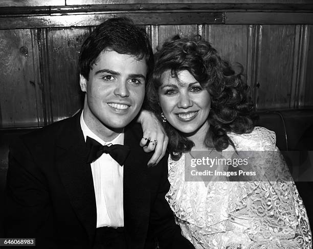 Donny Osmond and wife Debbie circa 1982 in New York City.