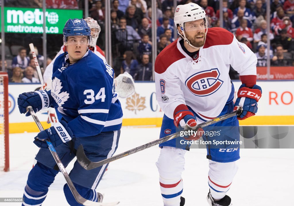 NHL: FEB 25 Canadiens at Maple Leafs