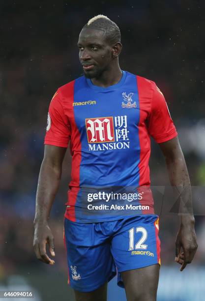 Mamadou Sakho of Crystal Palace during the Premier League match between Crystal Palace and Middlesbrough at Selhurst Park on February 25, 2017 in...