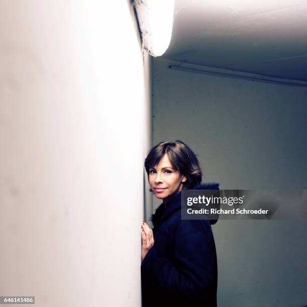 Actress Mathilda May is photographed for Self Assignment on February 2, 2017 in Paris, France.