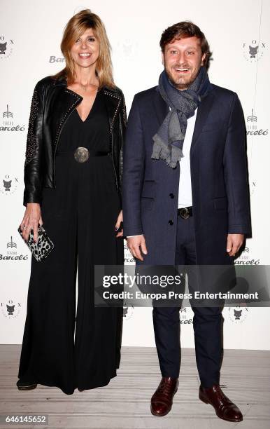 Arantxa de Benito and Juan Pena attend the 18th birthday party of Gemeliers on February 25, 2017 in Madrid, Spain.