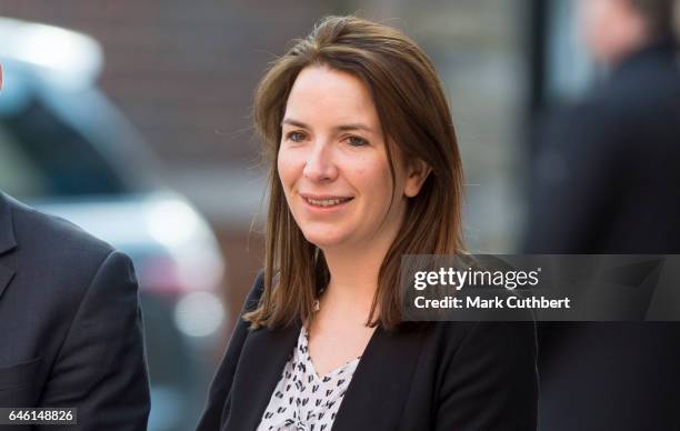 Rebecca Deacon during a visit by Catherine, Duchess of Cambridge to open Ronald McDonald House Evelina London on February 28, 2017 in London, England.