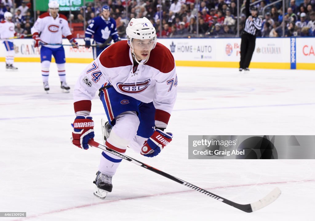 Montreal Canadiens v Toronto Maple Leafs