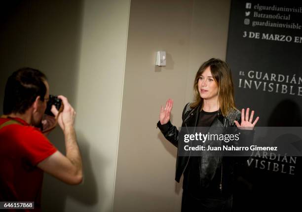 Marta Etura attends 'El Guardian Invisible' photocall at Urso Hotel on February 28, 2017 in Madrid, Spain.