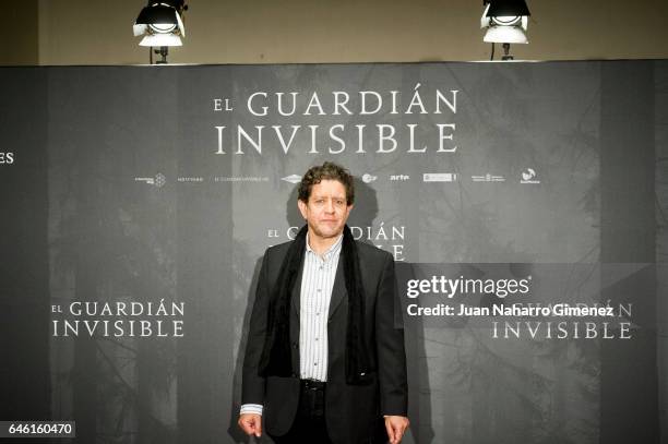 Pedro Casablanc attends 'El Guardian Invisible' photocall at Urso Hotel on February 28, 2017 in Madrid, Spain.