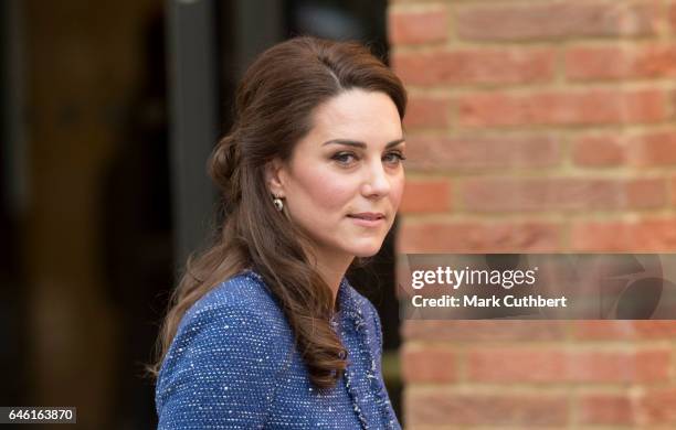 Catherine, Duchess of Cambridge during a visit to open Ronald McDonald House Evelina London on February 28, 2017 in London, England.