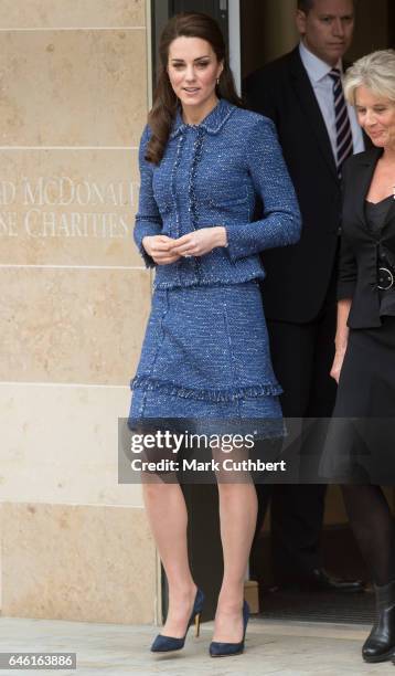 Catherine, Duchess of Cambridge during a visit to open Ronald McDonald House Evelina London on February 28, 2017 in London, England.