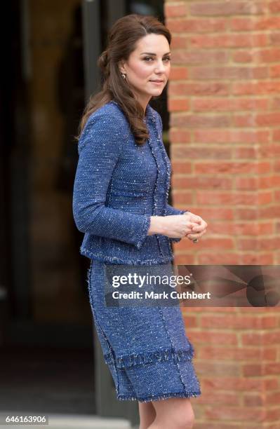 Catherine, Duchess of Cambridge during a visit to open Ronald McDonald House Evelina London on February 28, 2017 in London, England.