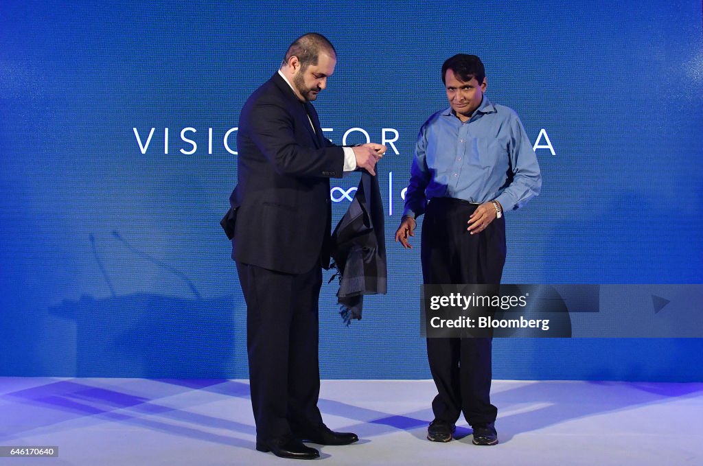 Hyperloop CEO Rob Lloyd And Co-founder Shervin Pishevar Host Indian Railway Minister Suresh Prabhu At Company Event