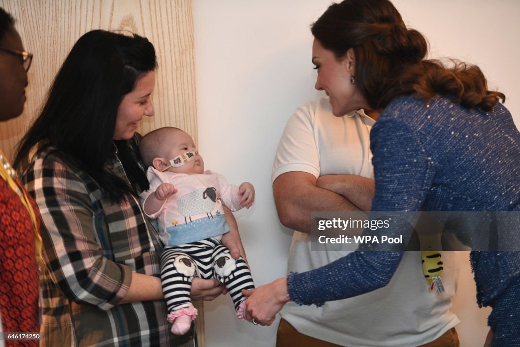 The Duchess Of Cambridge Visits Ronald McDonald House Evelina London