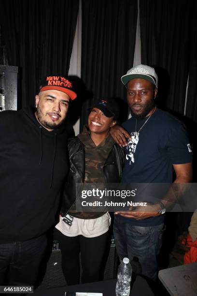 Juanyto, Scottie Beam, and Shani Kulture host Hot 97 Who's Next? at S.O.B.'s on February 27, 2017 in New York City.