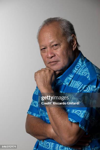 Actor Uelese Petaia is photographed for Self Assignment on February 11, 2017 in Berlin, Germany.