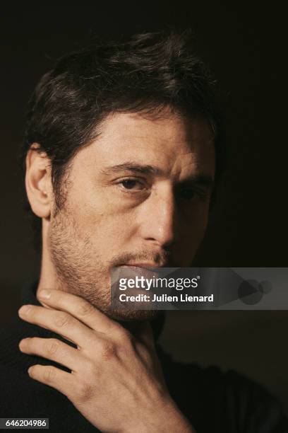 Actor Jeremie Elkaim is photographed for Self Assignment on January 20, 2017 in Paris, France.