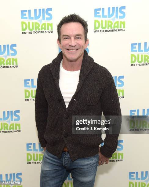 Television personality Jeff Probst visits "The Elvis Duran Z100 Morning Show" at Z100 Studio on February 28, 2017 in New York City.
