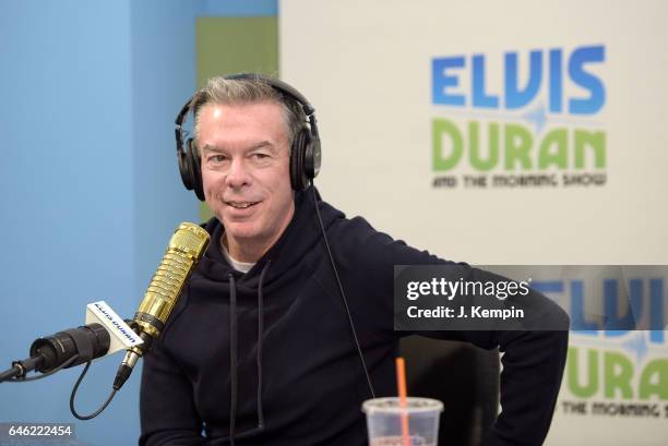Host Elvis Duran is seen during the morning taping of "The Elvis Duran Z100 Morning Show" at Z100 Studio on February 28, 2017 in New York City.