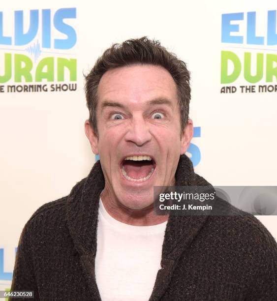 Television personality Jeff Probst visits "The Elvis Duran Z100 Morning Show" at Z100 Studio on February 28, 2017 in New York City.