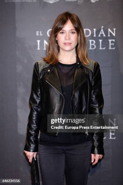 Marta Etura attends 'El Guardian Invisible' photocall at Urso Hotel on February 28, 2017 in Madrid, Spain.