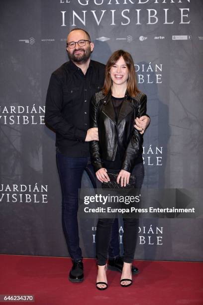 Fernando Gonzalez Molina and Marta Etura attend 'El Guardian Invisible' photocall at Urso Hotel on February 28, 2017 in Madrid, Spain.