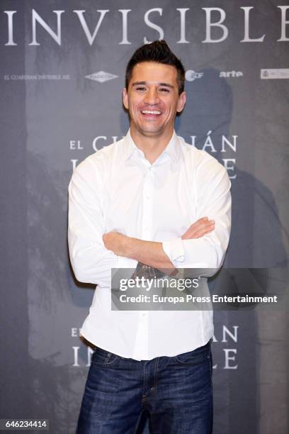 Carlos Librado attend 'El Guardian Invisible' photocall at Urso Hotel on February 28, 2017 in Madrid, Spain.
