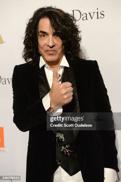 Singer Paul Stanley of KISS attends the 2017 Pre-Grammy Gala and Salute to Industry Icons Event at The Beverly Hilton Hotel on February 11, 2017 in...