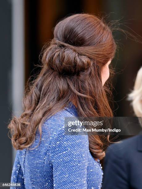 Catherine, Duchess of Cambridge visits Ronald McDonald House Evelina London to officially open the new 'home away from home' accommodation for the...