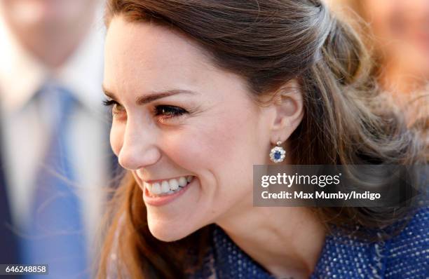 Catherine, Duchess of Cambridge visits Ronald McDonald House Evelina London to officially open the new 'home away from home' accommodation for the...