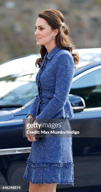 Catherine, Duchess of Cambridge visits Ronald McDonald House Evelina London to officially open the new 'home away from home' accommodation for the...