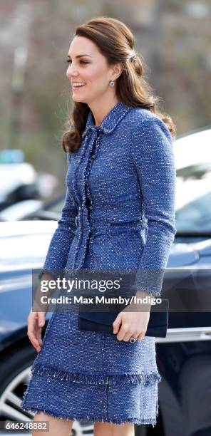 Catherine, Duchess of Cambridge visits Ronald McDonald House Evelina London to officially open the new 'home away from home' accommodation for the...