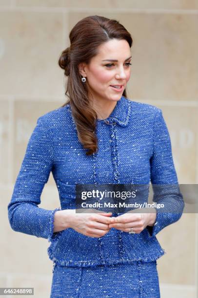 Catherine, Duchess of Cambridge visits Ronald McDonald House Evelina London to officially open the new 'home away from home' accommodation for the...