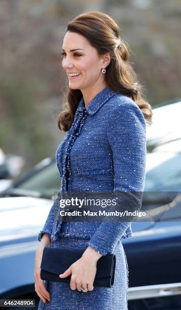 Catherine, Duchess of Cambridge visits Ronald McDonald House Evelina London to officially open the new 'home away from home' accommodation for the...