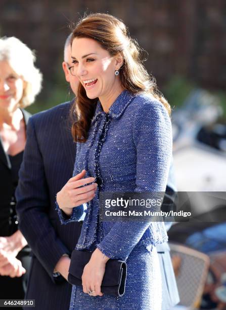 Catherine, Duchess of Cambridge visits Ronald McDonald House Evelina London to officially open the new 'home away from home' accommodation for the...