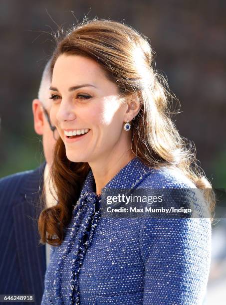 Catherine, Duchess of Cambridge visits Ronald McDonald House Evelina London to officially open the new 'home away from home' accommodation for the...