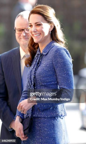 Catherine, Duchess of Cambridge visits Ronald McDonald House Evelina London to officially open the new 'home away from home' accommodation for the...