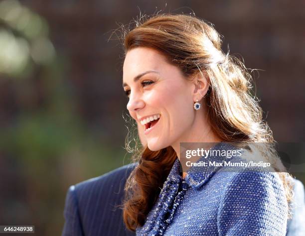 Catherine, Duchess of Cambridge visits Ronald McDonald House Evelina London to officially open the new 'home away from home' accommodation for the...