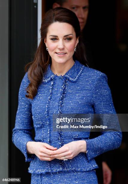 Catherine, Duchess of Cambridge visits Ronald McDonald House Evelina London to officially open the new 'home away from home' accommodation for the...