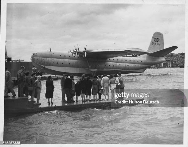 Saunders Roe Jet Princess Saunders Roe Flying Boat Fotografías e imágenes de stock - Getty Images