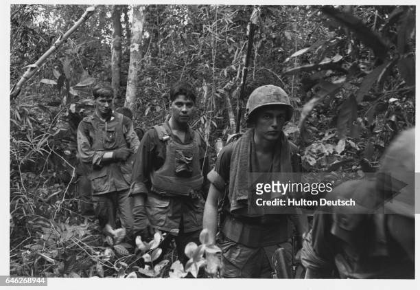 Soldiers in Vietnamese Jungle