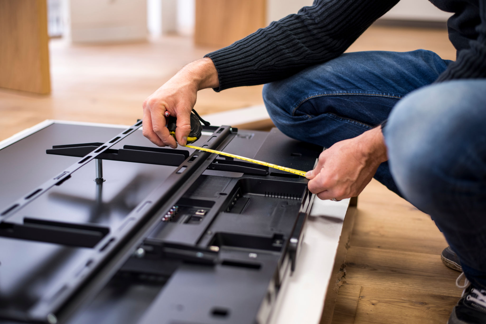 measuring tv
