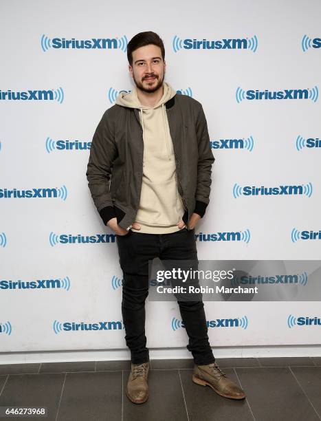 Vinny Guadagnino visits at SiriusXM Studios on February 28, 2017 in New York City.