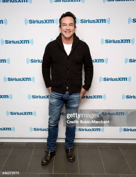 Jeff Probst visits at SiriusXM Studios on February 28, 2017 in New York City.