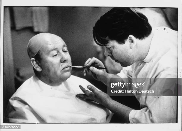 Charles Laughton Getting Made Up