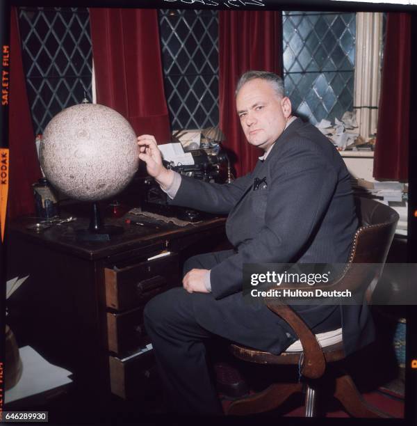 The astronomer Patrick Moore.