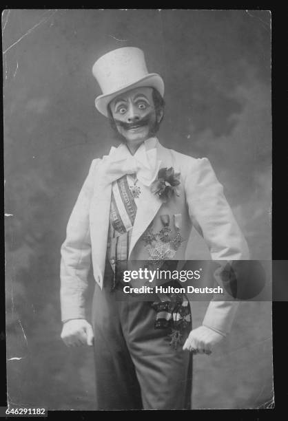 Male Music Hall entertainer in costume.