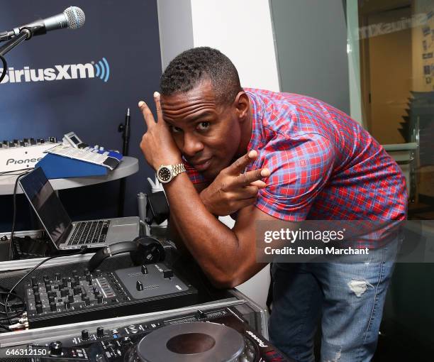 Whoo Kid, host of SiriusXM's Whoolywood Shuffle on Eminem's exclusive SiriusXM channel, Shade 45 visits 'The Jenny McCarthy Show' at SiriusXM Studios...