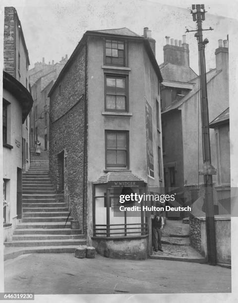 House in Brixham, Devon, which is shaped a little like a coffin.